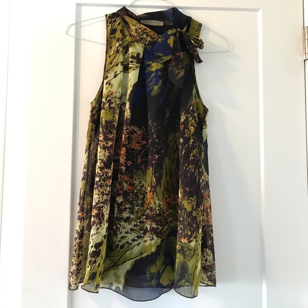 Miuse floral tie too tank